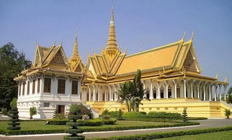The Royal Palace in Phnom Penh Cambodia